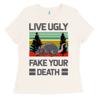 Bone Lıve Ugly Fake Your Death Ladies Tee - Bettercallsaul