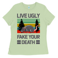 Matcha Lıve Ugly Fake Your Death Ladies Tee - Bettercallsaul