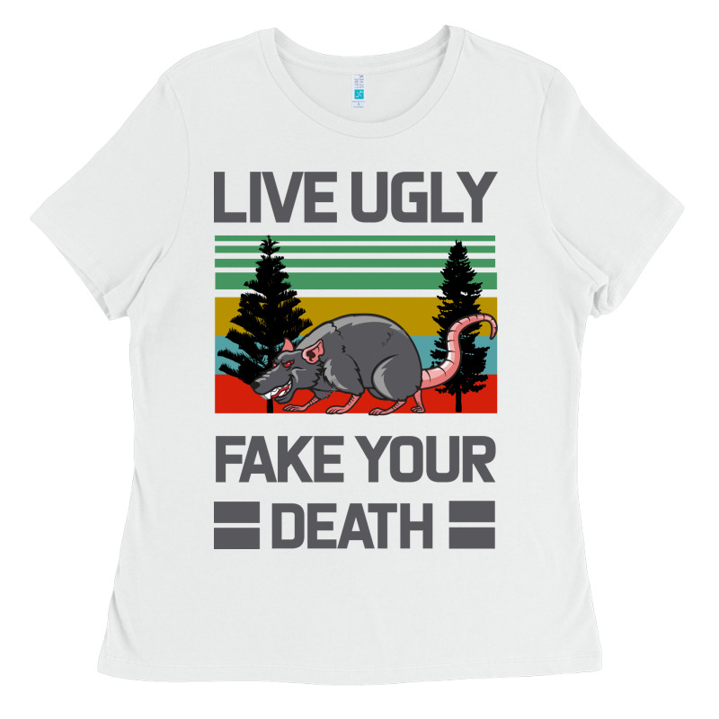 Lıve Ugly Fake Your Death Ladies Tee by Bettercallsaul | Teevron