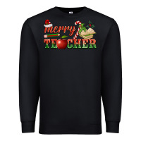 Black merry teacher Premium Sweatshirt - BarkalooDesign