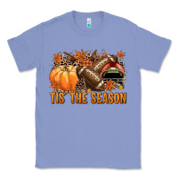 Colony Blue Tis' the season American Football Classic Tee - NancyCooperArtShop
