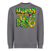 Storm Happy St Patricks Rex Day Heavyweight Sweatshirt - CowhideDigitalArt