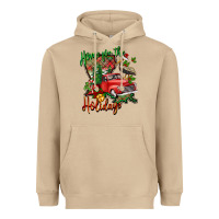 Home For The Holidays Louisiana Heavyweight Hoodie | Teevron