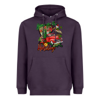 Plum home for the holidays louisiana Heavyweight Hoodie - BarkalooDesign