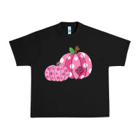 Black halloween fall pink pumpkin Urban Heavy Tee - trangStudio