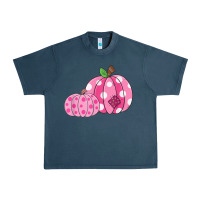 Midnight Navy halloween fall pink pumpkin Urban Heavy Tee - trangStudio