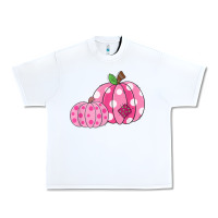 White halloween fall pink pumpkin Urban Heavy Tee - trangStudio