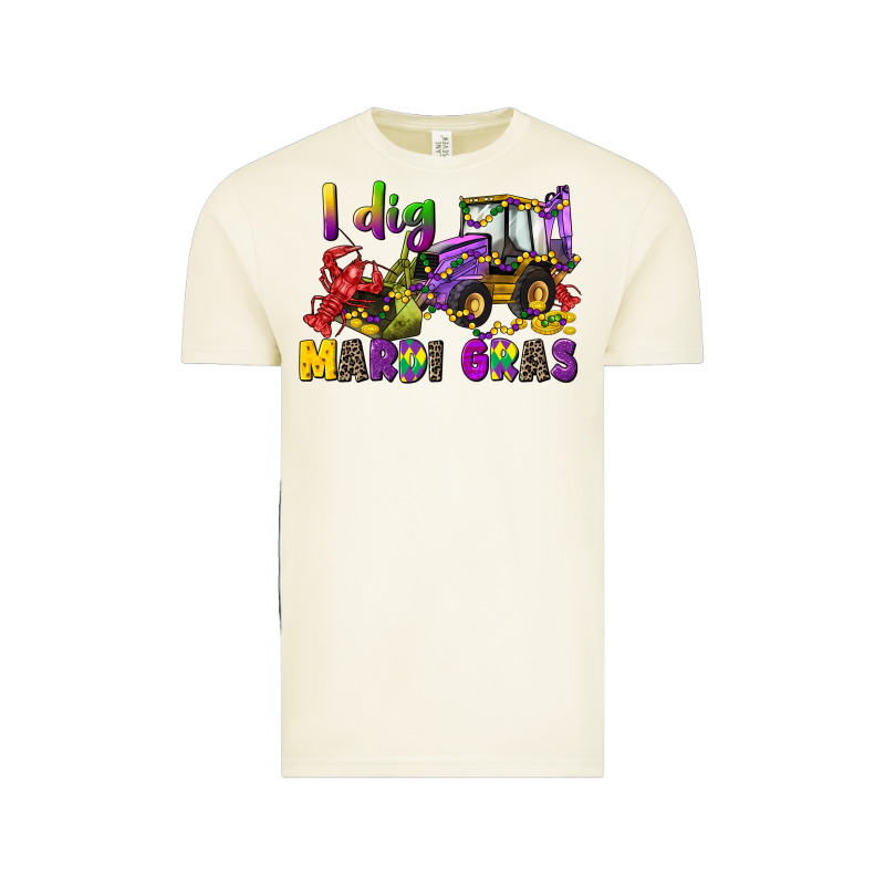I Dig Mardi Gras Vintage Tee by CowGirlArtShop | Teevron