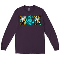 Plum Sunflower Cowhide Turquoise Gemstone Mom Long Sleeve Tee - Jasminsmagicworld