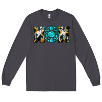 Smoke Sunflower Cowhide Turquoise Gemstone Mom Long Sleeve Tee - Jasminsmagicworld
