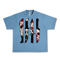 Pebble Blue knives horror movie friday halloween horror ghost Urban Heavy Tee - trangStudio