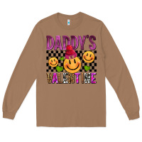 Toasted Coconut daddys valentine olivia Long Sleeve Tee - OliviaCreatesArt
