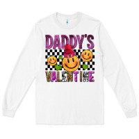 White daddys valentine olivia Long Sleeve Tee - OliviaCreatesArt