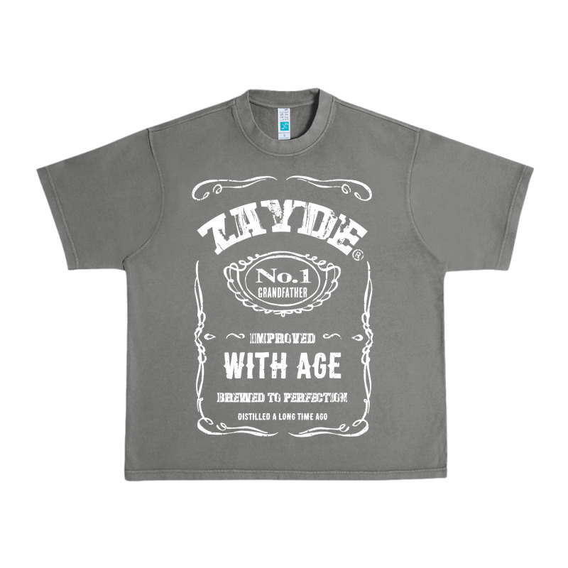 Mens Vintage Zayde Hebrew Yiddish Grandfather Urban Heavy Tee by trangStudio | Teevron