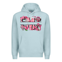 Blue Mist breast cancer emt emergency medical technician Premium Hoodie - LillyAllenDesigns