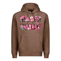 Chestnut breast cancer emt emergency medical technician Premium Hoodie - LillyAllenDesigns