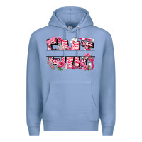 Colony Blue breast cancer emt emergency medical technician Premium Hoodie - LillyAllenDesigns