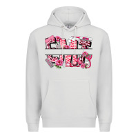 Dove Grey breast cancer emt emergency medical technician Premium Hoodie - LillyAllenDesigns