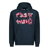 Navy breast cancer emt emergency medical technician Premium Hoodie - LillyAllenDesigns