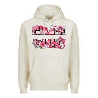 Oatmeal Heather breast cancer emt emergency medical technician Premium Hoodie - LillyAllenDesigns