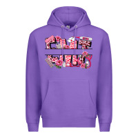 Purple breast cancer emt emergency medical technician Premium Hoodie - LillyAllenDesigns