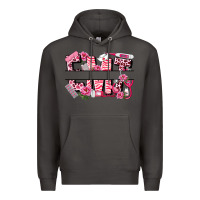 Smoke breast cancer emt emergency medical technician Premium Hoodie - LillyAllenDesigns