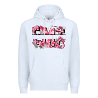White breast cancer emt emergency medical technician Premium Hoodie - LillyAllenDesigns