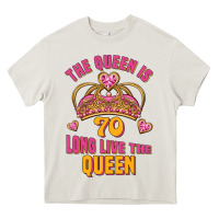 Cream the queen is 70 long live the queen Heavy Core Tee - Jasminsmagicworld