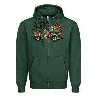 Sports Green love needs no words Zipper Hoodie - RacoonDesign