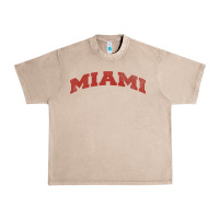 French Oak Miami Ohio Classic Athletic Sports Distressed Urban Heavy Tee - trangStudio