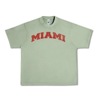 Oil Green Miami Ohio Classic Athletic Sports Distressed Urban Heavy Tee - trangStudio