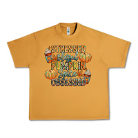Peanut Butter stressed blessed pumpkin spice obsessed Urban Heavy Tee - CowGirlArtShop