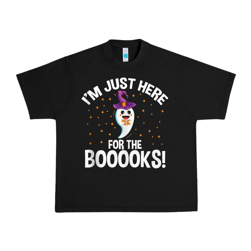 Teacher Halloween Bookworm Just Here For The Boooks Ghost Tank Top Urban Heavy Tee by trangStudio | Teevron