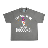 Tornado teacher halloween bookworm just here for the boooks ghost tank top Urban Heavy Tee - trangStudio