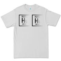 Dove Grey Hustle Harder Neon Premium Tee - Bettercallsaul