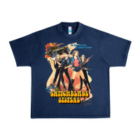 Navy Switchblade Sisters GIFT Urban Heavy Tee - trangStudio