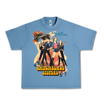 Pebble Blue Switchblade Sisters GIFT Urban Heavy Tee - trangStudio