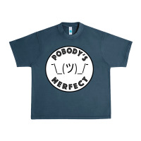 Midnight Navy Pobody's Nerfect Retro Classic Funny Nobody's Perfect Urban Heavy Tee - trangStudio