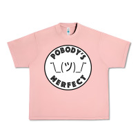 Salmon Pobody's Nerfect Retro Classic Funny Nobody's Perfect Urban Heavy Tee - trangStudio