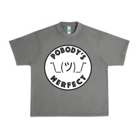 Tornado Pobody's Nerfect Retro Classic Funny Nobody's Perfect Urban Heavy Tee - trangStudio