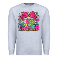 Heather Grey fight cancer Premium Sweatshirt - BarkalooDesign