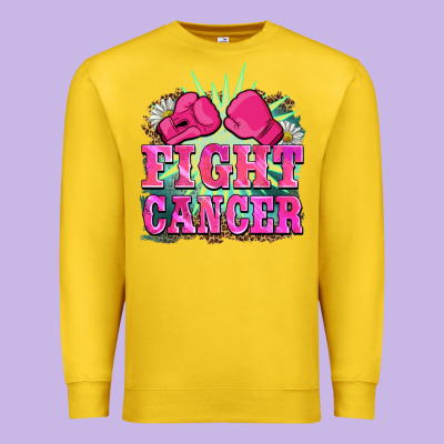 Fight Cancer Premium Sweatshirt Designed By Barkaloodesign