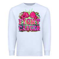 White fight cancer Premium Sweatshirt - BarkalooDesign