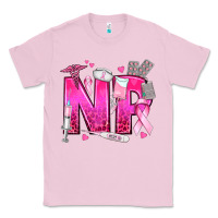 Bubblegum Pink breast cancer np nurse practitioner Classic Tee - texasbilliewilder