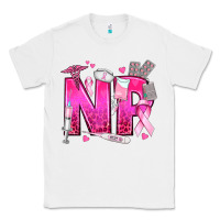 White breast cancer np nurse practitioner Classic Tee - texasbilliewilder