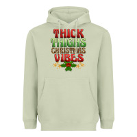 Matcha thick thighs christmas vibes Heavyweight Hoodie - BarkalooDesign