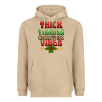 Mushroom thick thighs christmas vibes Heavyweight Hoodie - BarkalooDesign