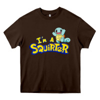 Chocolate Brown I'm A Squirter Funny Turtle Cute gift Heavy Core Tee - trangStudio