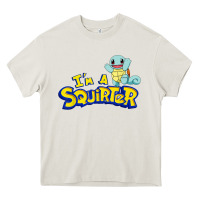 Cream I'm A Squirter Funny Turtle Cute gift Heavy Core Tee - trangStudio