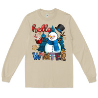 Mushroom hello winter Long Sleeve Tee - OliviaCreatesArt